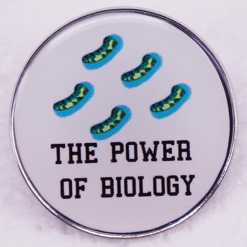 Biology Student Gift: Mitochondria Brooch Badge