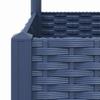 Vidaxl Donica Ogrodowa Z Kratką, Niebieskoszara, 120X120X136 Cm, Pp
