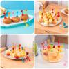 Cartoon Obst Gabel Set Twisted Party Buffet Dessert Essen Cocktail Sandwich Stick