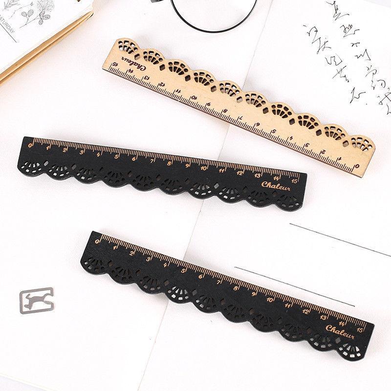 15cm Vintage Retro Ornamental Hollow-Out Scale Lace Ruler Decorative Measuring Tool Stationery Drawing & Crafts