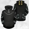 Moda Primavera e Autunno Felpa da Uomo con Stampa 3D Felpe Casual Felpa per Bambini Top Oversize da Donna Abbigliamento