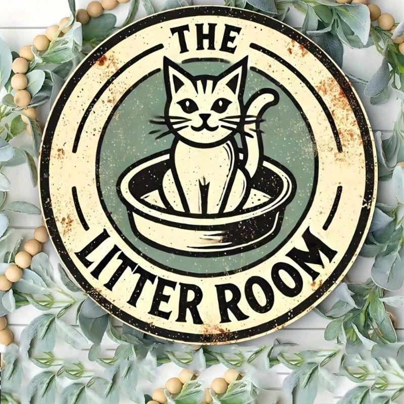 Retro Rectangular Metal Sign Rustproof Decor for Home Garden Bar Cafe Farm 20x20cm