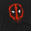 Deadpool Unisex Adult Painted Logo Long-Sleeved T-Shirt