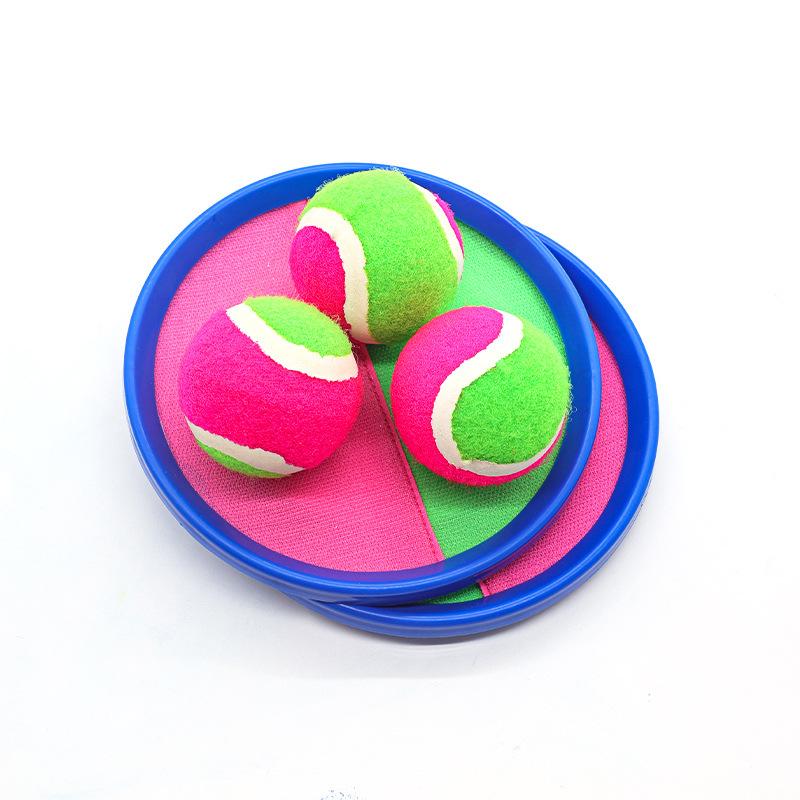 Sticky Ball Toys - Outdoor Games, Beach Toys, Throwing and Ball Set with 2 Rackets and 1 Ball, Easter Gift