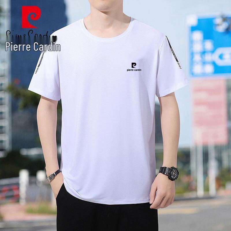 Pierre Cardin Men's Summer Ice Silk Short Sleeve T-shirt