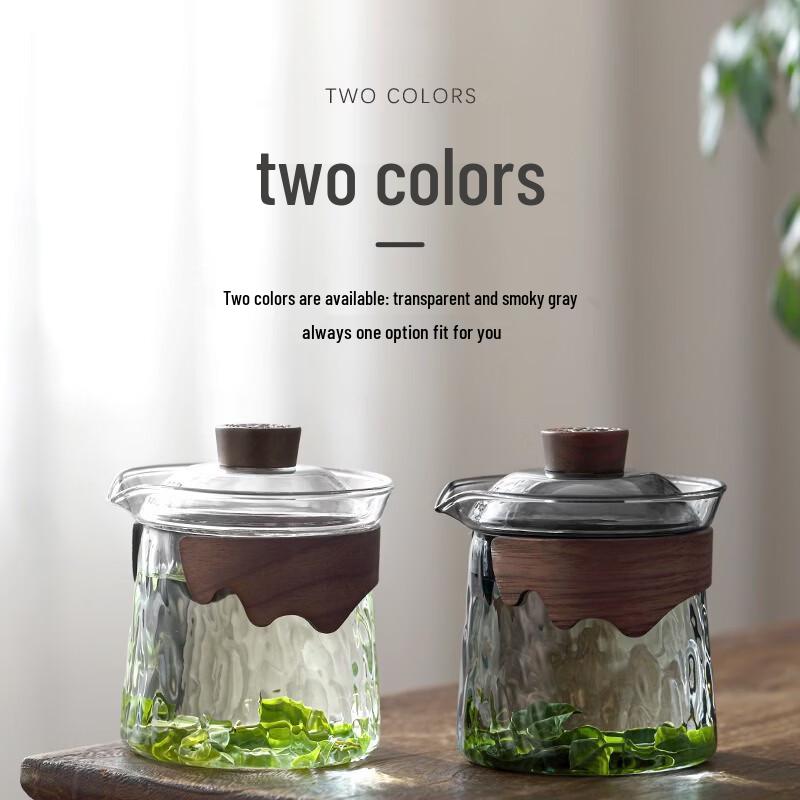 Vysoké borosilikátové sklo Gaiwan šálek na čaj