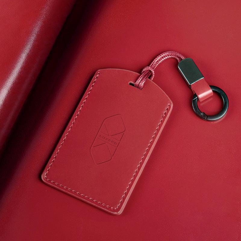 Продвинутый держатель для карт-ключей Harmony NFC S7 - Кожаный чехол R7 с защитой от индукции