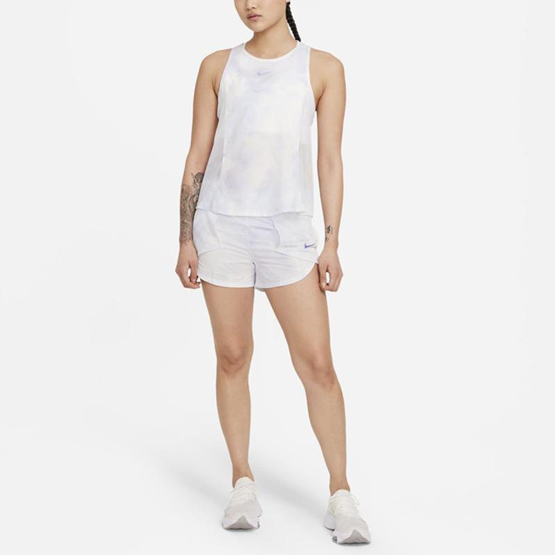 Nike Tempo Luxe Icon Clash Woven Breathable Mesh Running Shorts Women Bottoms Light-Purple CZ9639-569