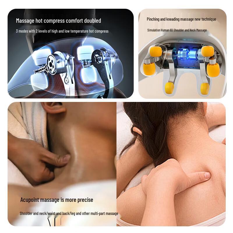 Jiancheng P50 Wireless Kneading Massage Shawl CN plug (adapter included)