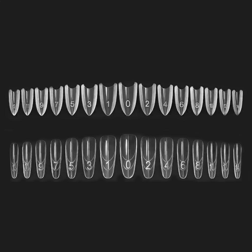 Professional Nail Extension Forms with Sandwich Structure, Reusable Nail Tips for DIY Art & Beginners, Home Salon Supplies