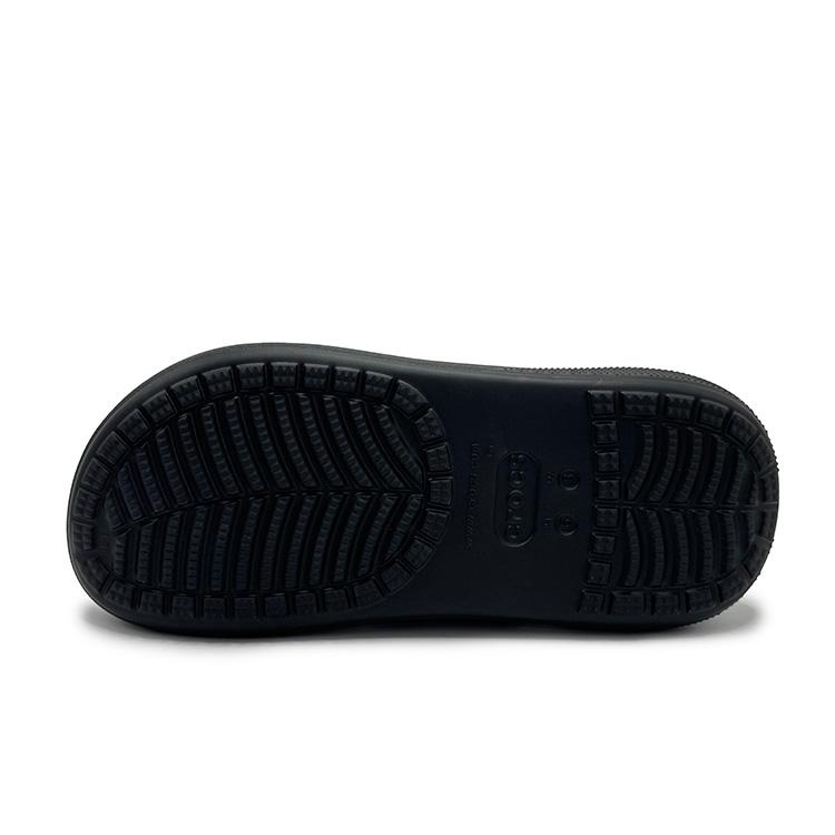 Crocs Crush Clog Punk Melody EVA Comfortable Fashion Trend Simple and Versatile Hole Shoes Women's Silver