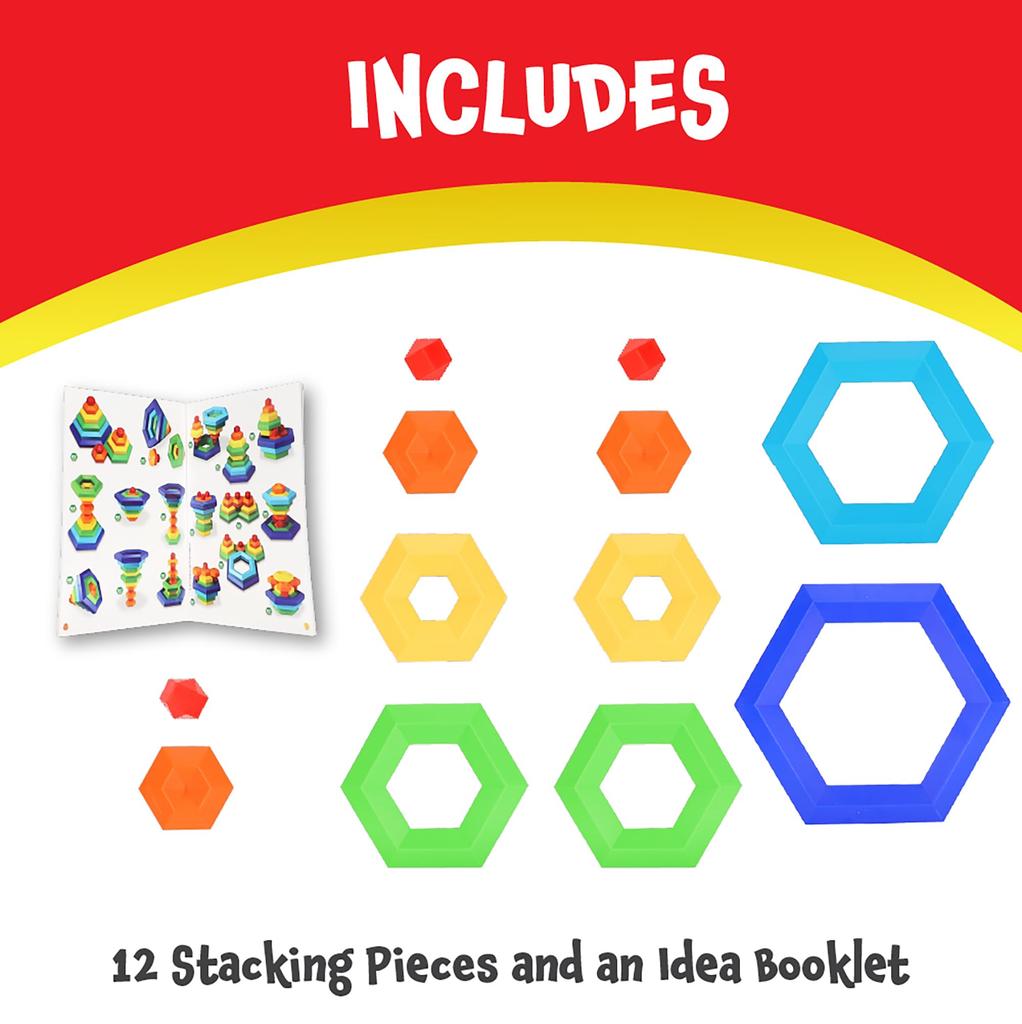 BorneLund Popular Playthings Hexacus 12-piece set (ages 2 and up) PPT19000