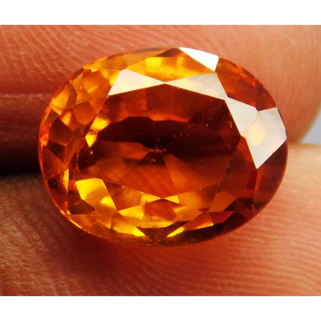 Orange Sapphire 11 Carat Natural Fire CERTIFIED Oval Cut Sparkling Rings Gems A+