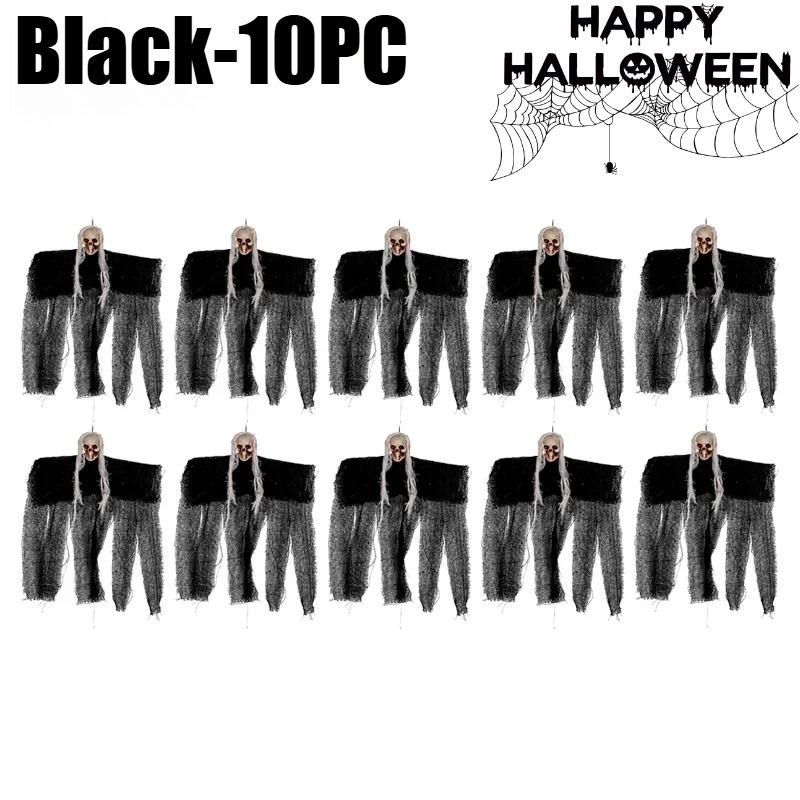 Halloween Decorations Scary Crying Witch Skeleton Hanging Ghosts Skeleton Flying Haunted House Decorative Props Horror Ornaments