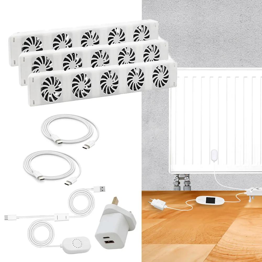 Automatický ventilátorový topný radiátorový ventilátor Domácí topení Vylepšená distribuce tepla Tichý chod Certifikace REACH Pro topné systémy