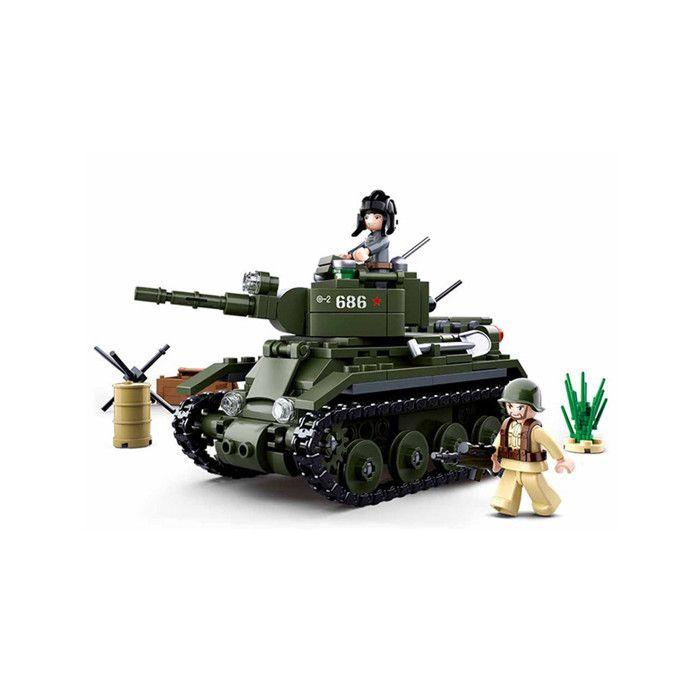 Set de construction - SLUBAN - bt-7 Cavalry Tank - 347 pièces - Multi Couleur - À partir de 14 ans