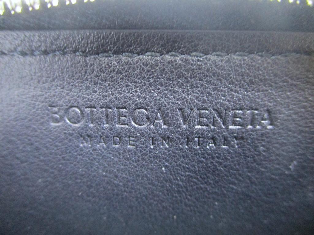 Authentic BOTTEGA VENETA Intrecciato Black Leather Zipped Card Case Coin Purse #a462  Refurbished