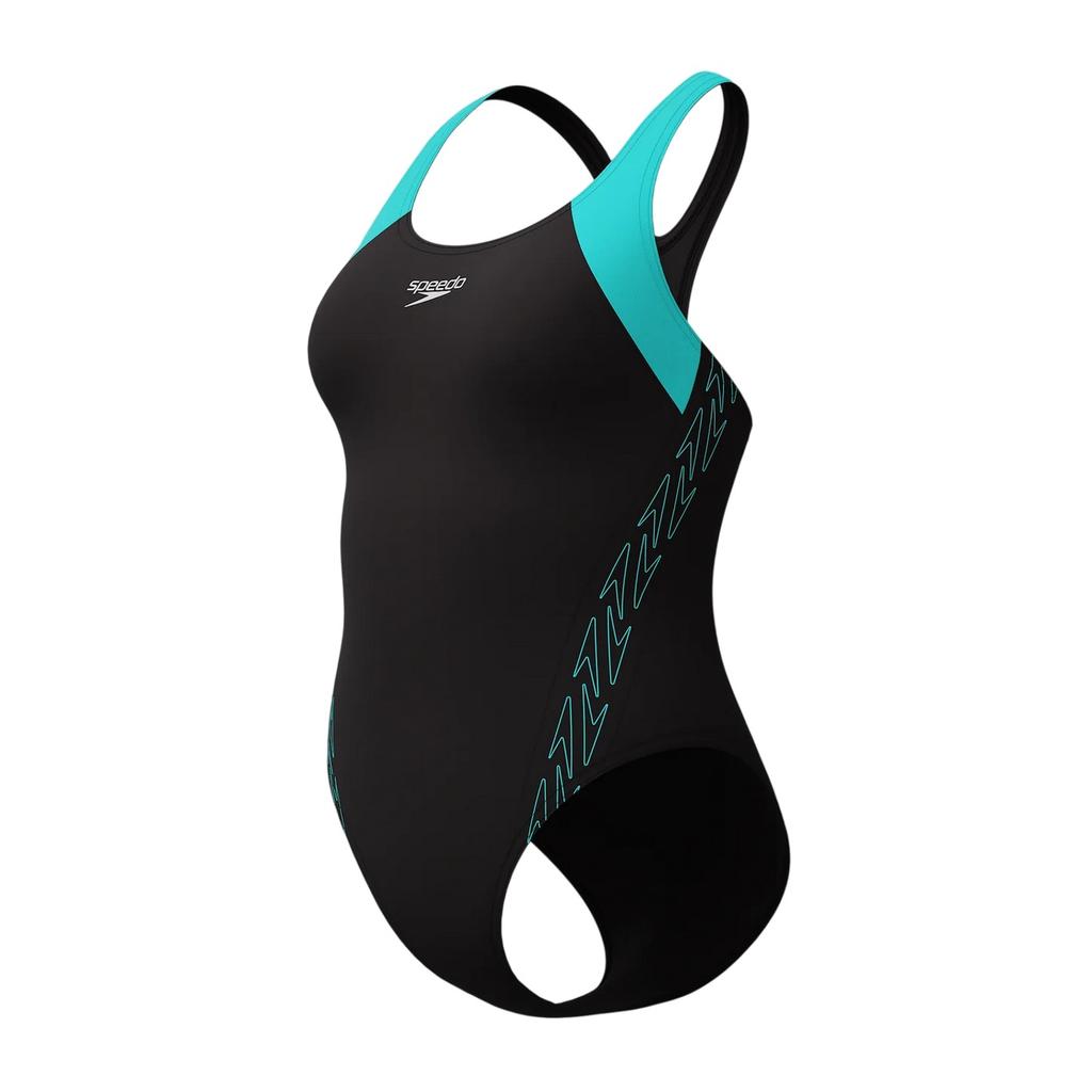 Speedo Damski jednoczęściowy strój kąpielowy Hyperboom Splice z wycięciem na plecach