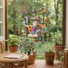 Accesorii Cameră de Cusut Handmade Mașină Vintage Clopoțel de Vânt Cristal, Prinzător de Soare Acrilic Agățat Exterior, Pandantiv Decorativ pentru Meșteșuguri Colorat