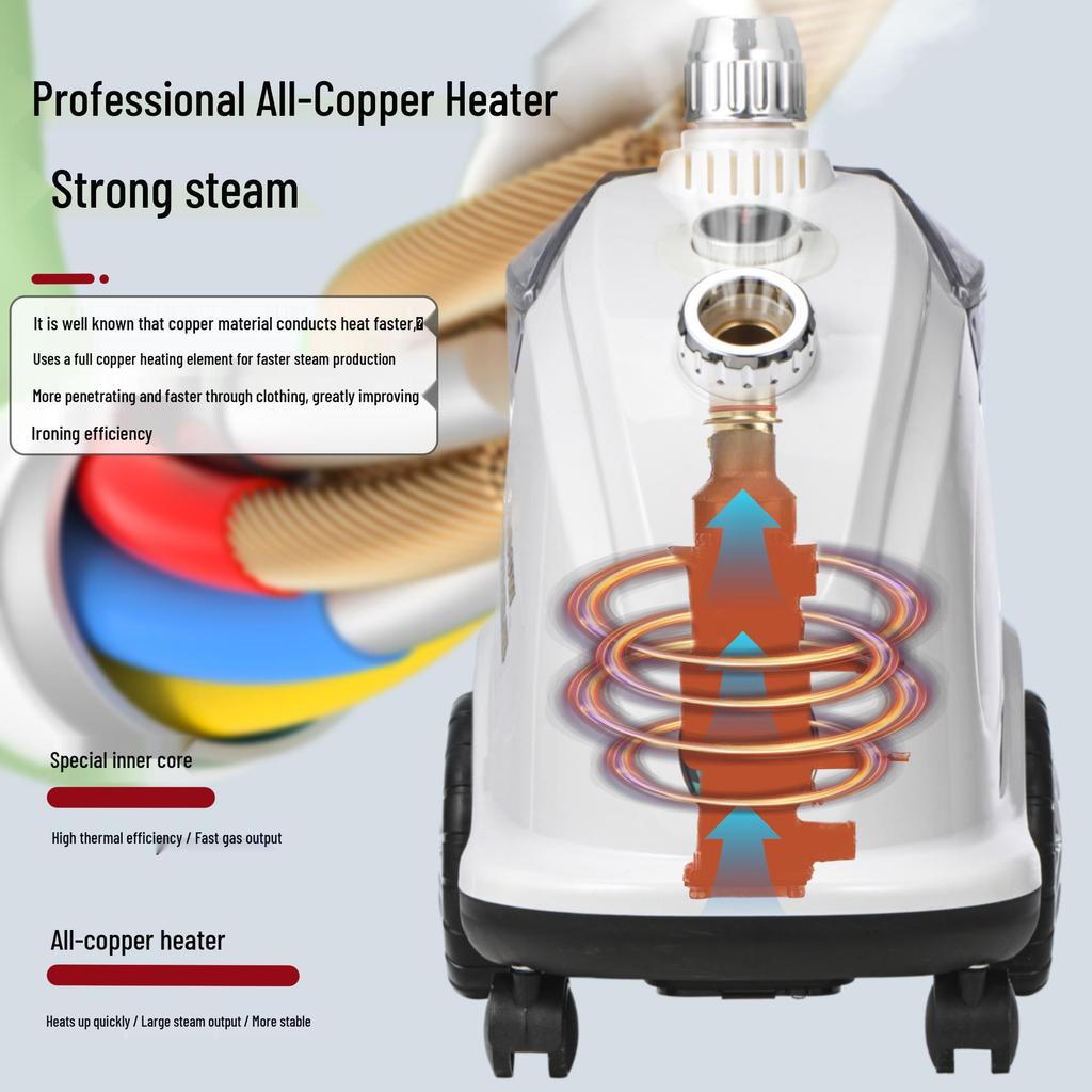 Jiefu Handheld High-Power Vertical Steam Iron for Garments