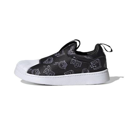 André Saraiva x Superstar 360 J Eğlenceli Grafiti Çocuk Spor Ayakkabıları Siyah Core-Black Cloud-White HQ4101