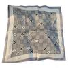 70x70cm Nylon Square Scarf Women Vintage Print Lightweight Accessory Office Casual Hair Styling