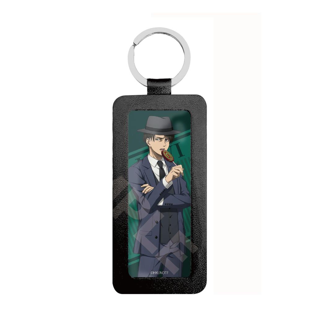 Attack on Titan The Final Season 04 Levi Leather Keychain