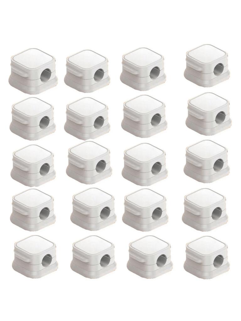 5/10/20Pcs Magnetic Cable Organizer Data Cable Holder Fixed Charging Cable Storage Sturdy Portable Desktop Organization Tool