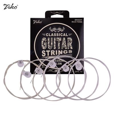 ZIKO DPA-70 Classical Guitar Strings Normal Light Tension Silver Wound Nylon String Anti-Rust Set