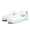 Nike Air Force 1 Begonia Blossom Cushioning, Wear Resistant Skateboard Shoes Unisex White CW2288-111(Team352-)