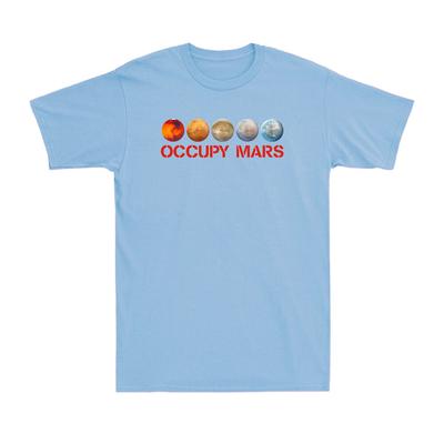 Occupy Mars Terraform Funny Explorer Astronaut Universe Lovers Men's T-Shirt