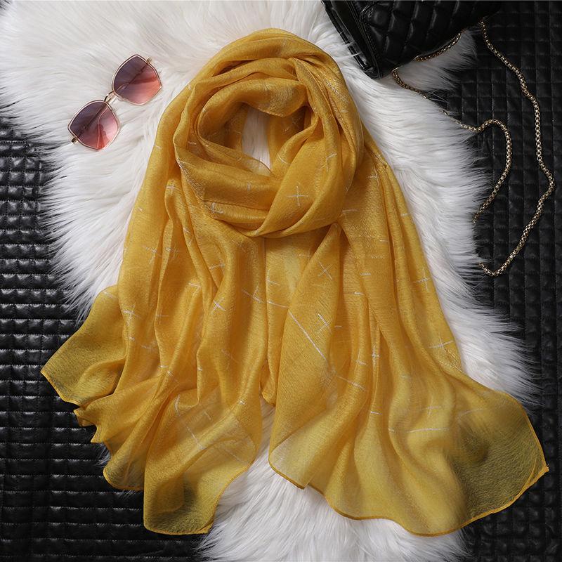 Women's Cross Embroidered Scarf Shawl Long Scarf Gift