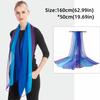 Silky Touch Neck Scarf Gradient Color Shawl Hijab Fashion Long Gauze Headwrap  for Women