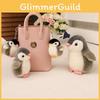 Penguin Plush Toy Keychain With Soft Pp Cotton Filling For Girls And Women