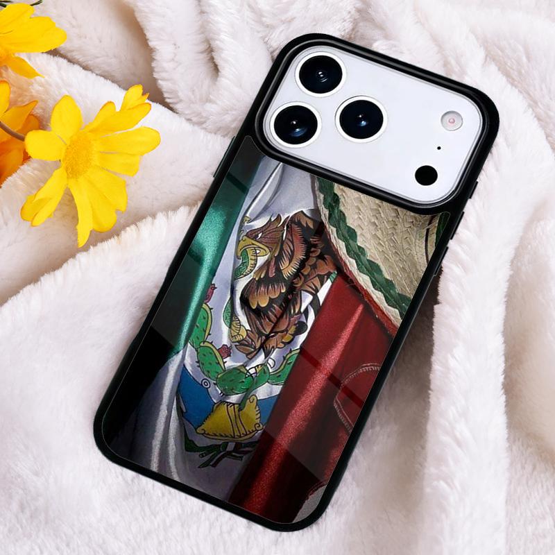

Vintage Mexico Mexican Flag fashion Phone Case For iPhone 17 16 Pro Max 15 14 Pro 11 12 13 XR XS 6 7 8 Plus Shockproof Cover iPhone 6