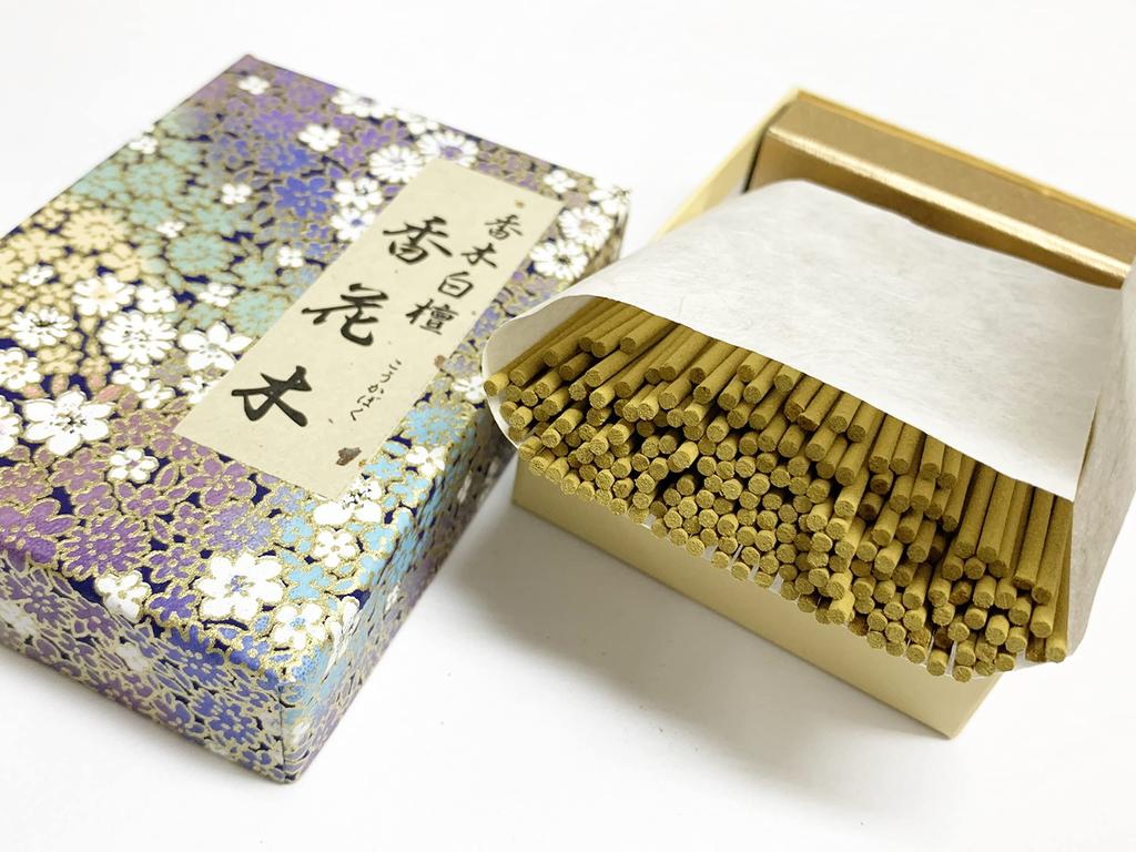 Awaji Baikundou Incense Sticks, Sandalwood, Mini Size, Rose #143