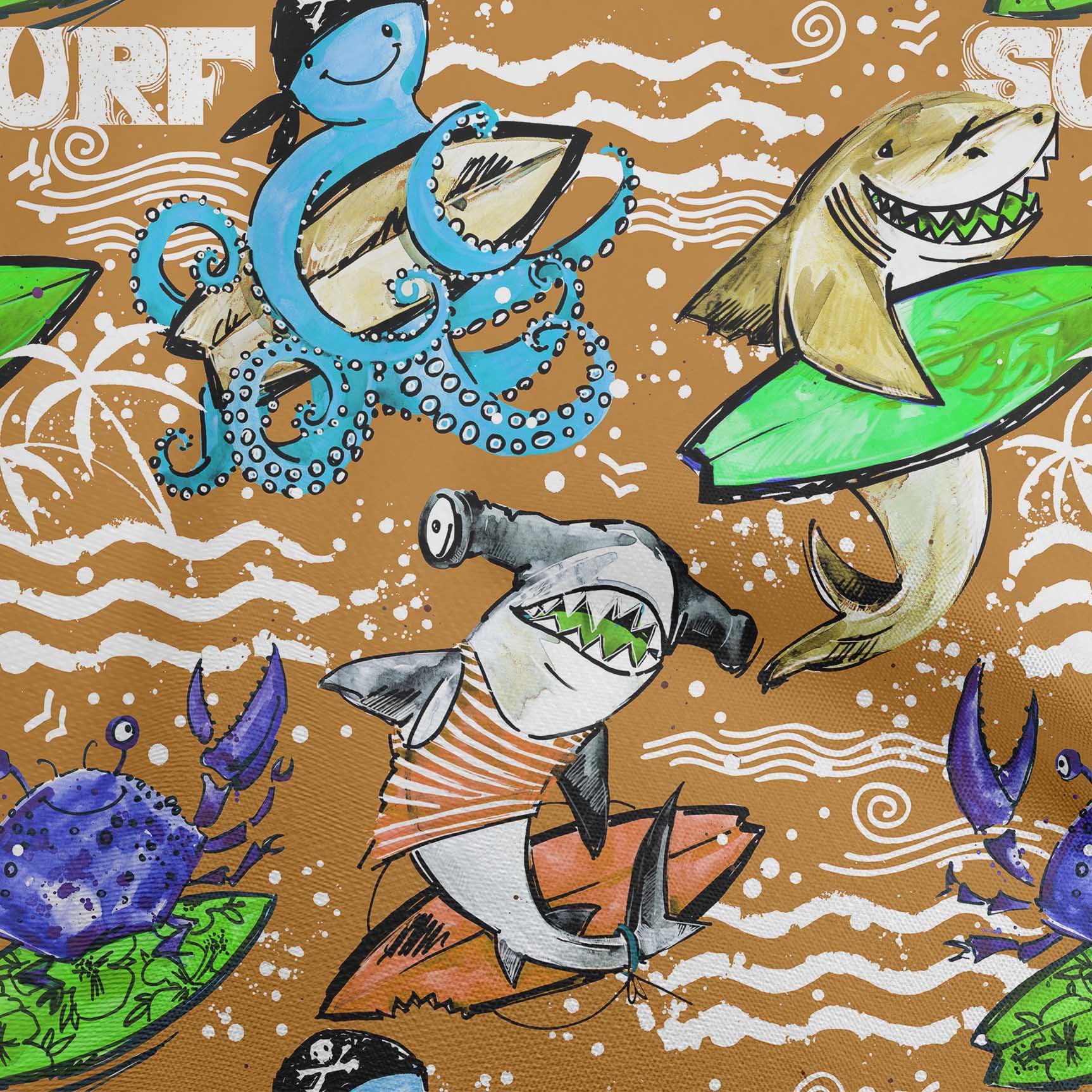 

oneOone Хлопковая гибкая темно-горчичная ткань Ocean Life Швейные ремесленные проекты Тканевые принты в ярдах 40 дюймов 42 Inch Wide - Viscose Chiffon темно-желтого