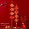 2024 Velvet Chinese Knot Couplet New Year Pendant – Festive Décor