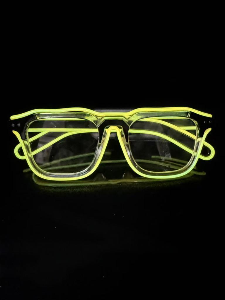 Wireless EL luminous glasses LED pixel sunglasses for KTV bar disco concert party flash atmosphere trendy