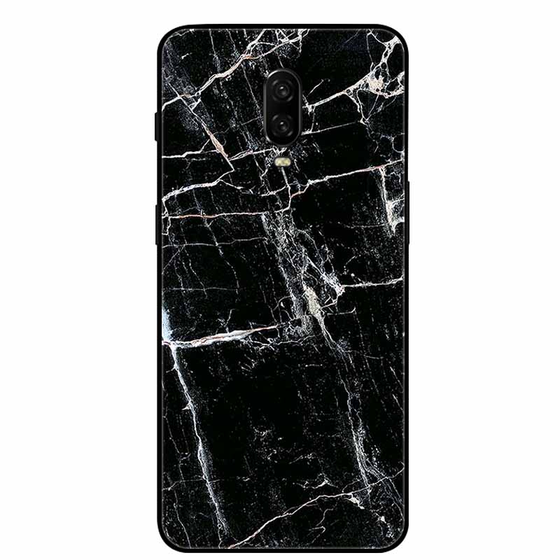 Para Capa One Plus 6 / 6T Animais Pintados Preto TPU Silicone Macio Amortecedor para Oneplus 6T 6 T Capas à Prova de Choque Lobo Legal Bolsa Coque