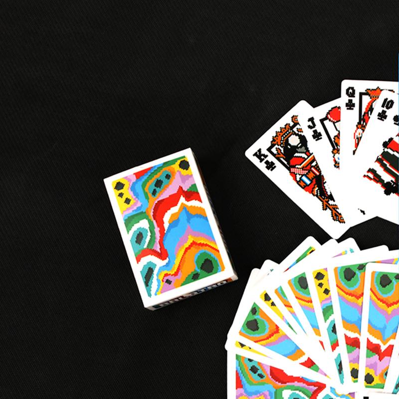 Klassisches Balatro Poker Kartenspiel Wesentliches Partyspiel für Treffen Tischspiele Festlicher Spaß Langlebig Tragbar Spielkarten