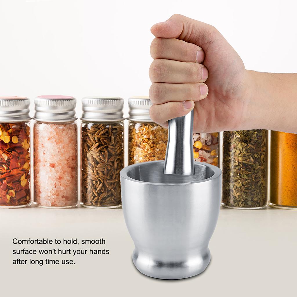 Młynek do czosnku Narzędzie kuchenne Zestaw moździerz i tłuczek Moździerz i tłuczek ze stali nierdzewnej Młynek do fasoli Czosnek Przyprawy Artykuły spożywcze Narzędzie kuchenne