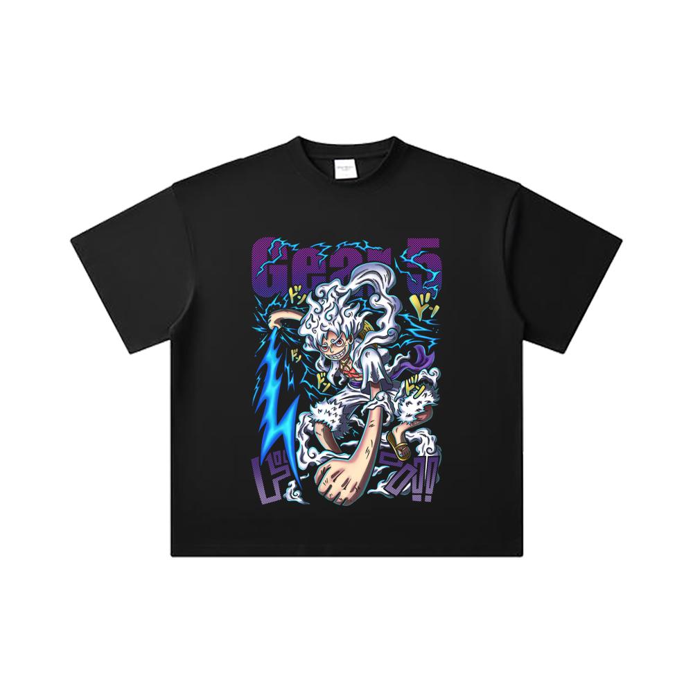 260 GSM Double Yarn 32 Count 100% Cotton One Piece V31 Nika Gear Print Unisex Heavy Cotton T Shirt