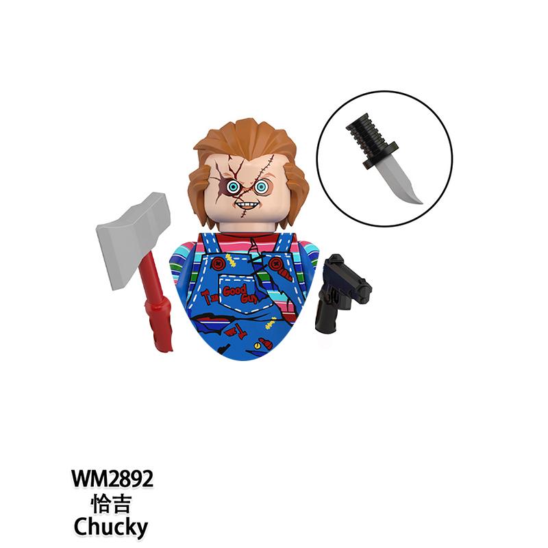 Back To The Future Bricks Gift Hazbin Hotel For Halloween Christmas Minifigures Building Blocks Mini Action Figures For Children