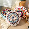 Round Floor Outdoor Cushion Cover 45cm Mandala Meditation Pillows Case Indian Tapestry