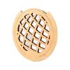 Guitar Sound Hole Cover Hollow Design Wooden Soundhole Protector Cover for 41in Acoustic Guitars Light Wood Color