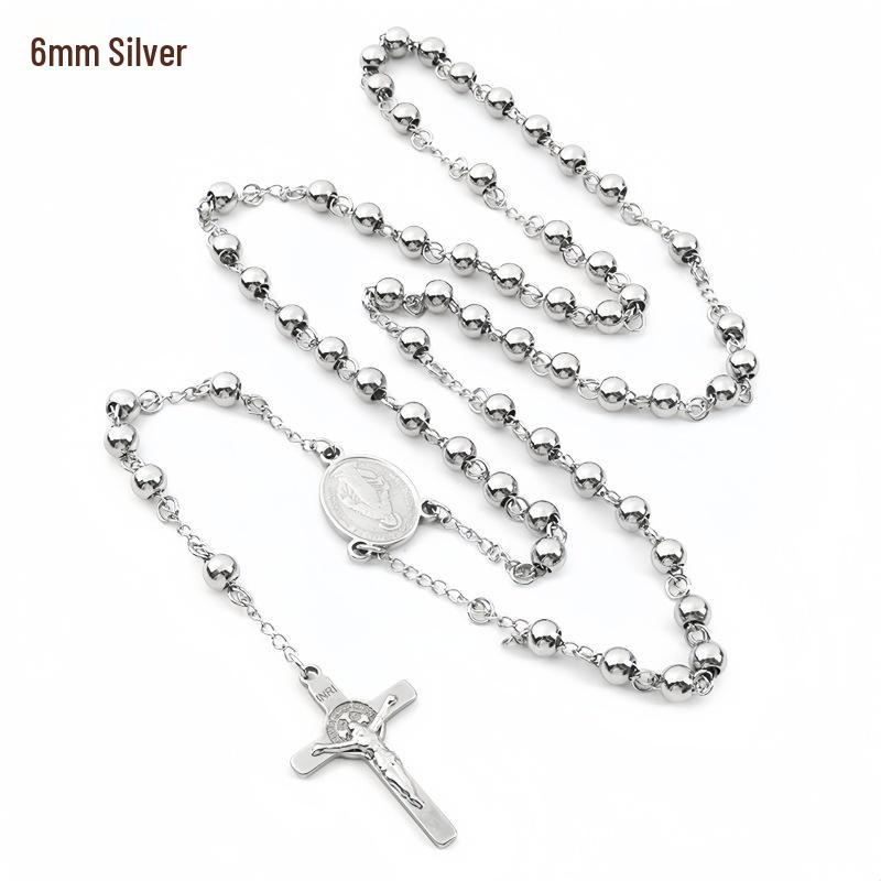 Elegant Women's T-Shaped Titanium Steel Necklace - Light Luxury Style Clavicle Jewelry