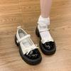 Versatile Japanese Platform British Single Shoes Women's Spring and Summer 2025 New Small Jk Height-increasing Color-matching Small Leather Shoes