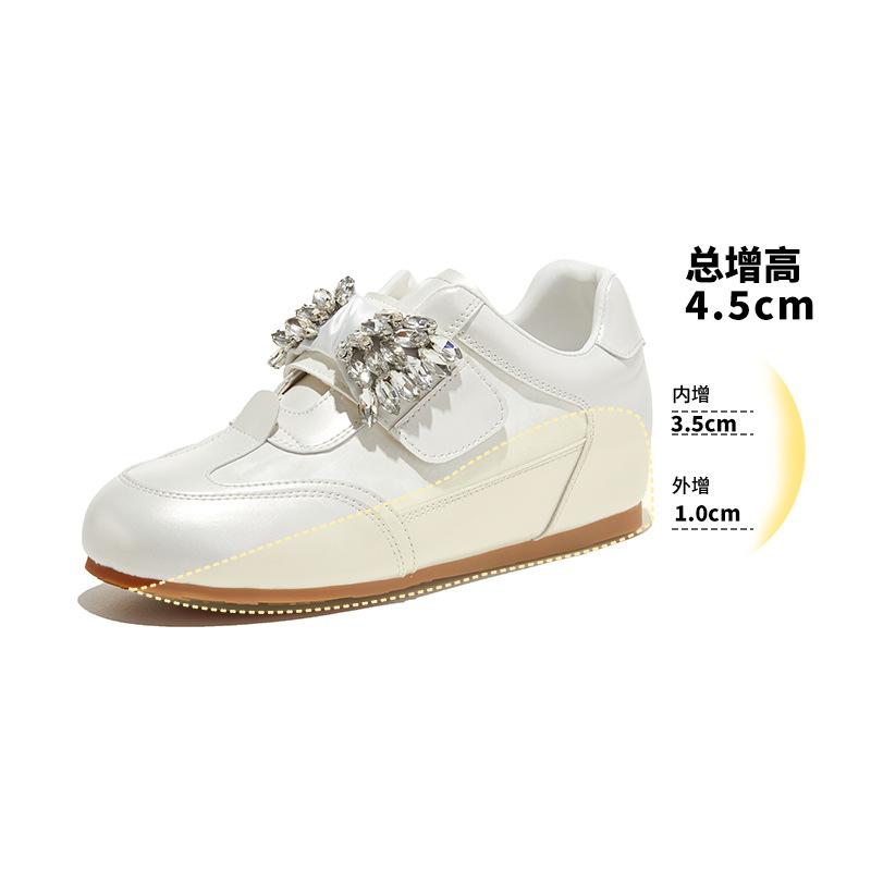The height increases within the explosion. Cm genuine leather Forrest Gump shoes women's spring new versatile casual German training women's shoes