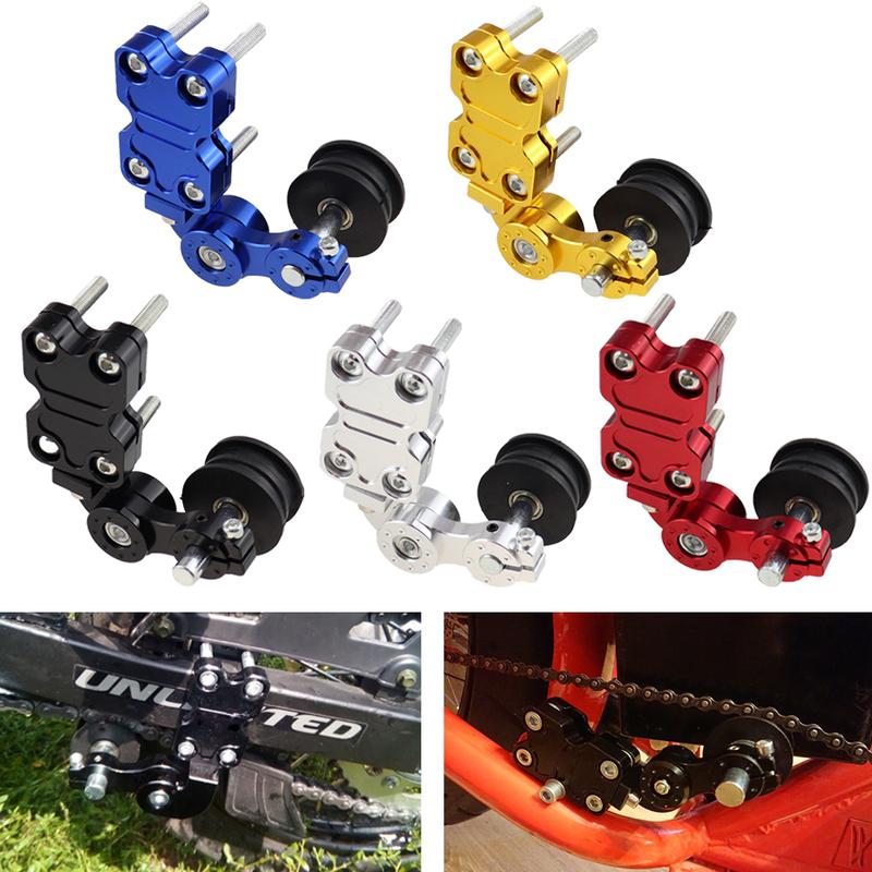 Universal Aluminum Alloy Brand New Adjuster Chain Tensioner Roller For Motorcycle /Chopper ATV Black/Red/Silver/Blue/Gold